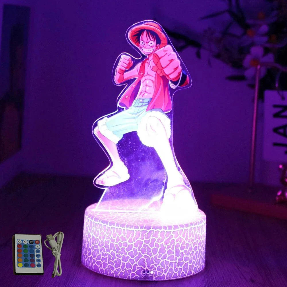 One Piece 3D LED Anime Night Light