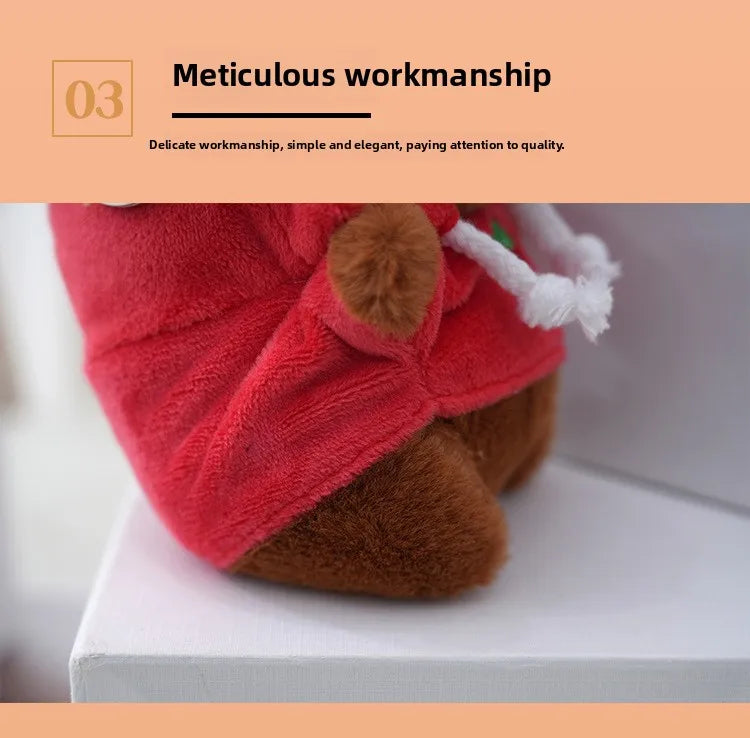Cute Capybara Plush Keychain