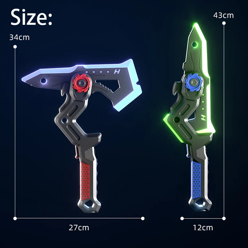RGB LED Toy Axe – Light-Up Fantasy Battle Axe for Kids & Cosplay