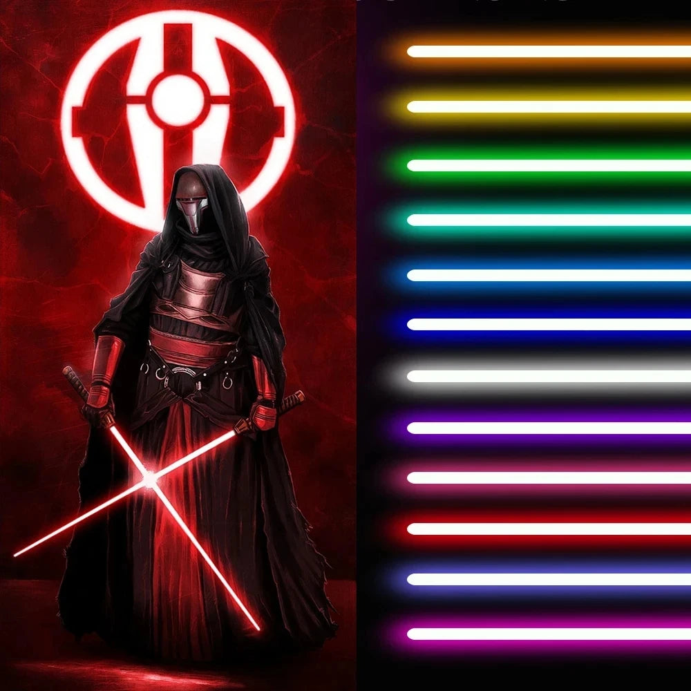 RGB Lightsaber Toy – Rechargeable Metal Hilt Light Sword