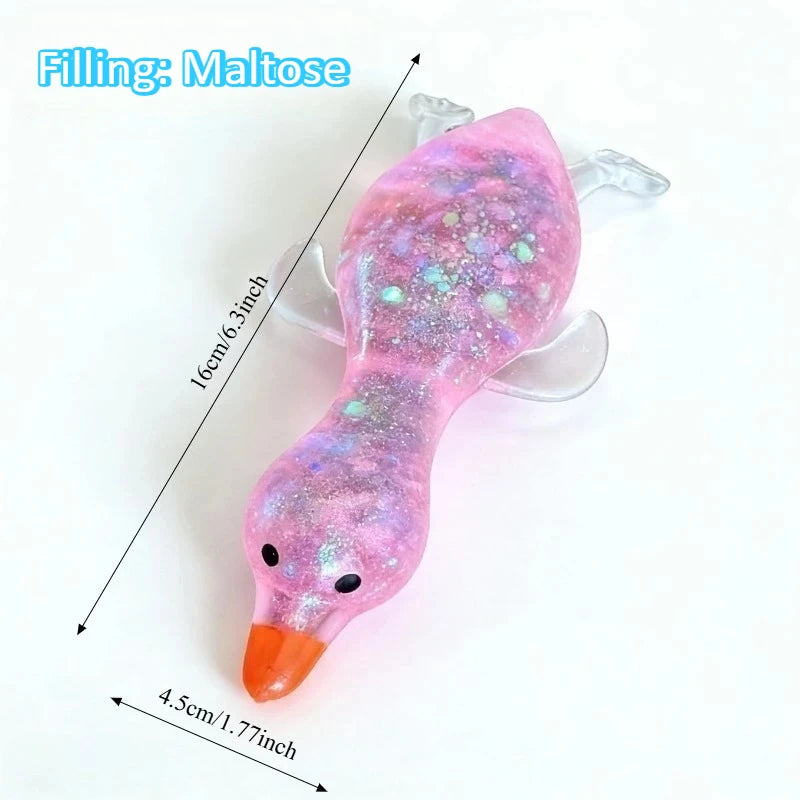 Cute Squeeze Duck Plush – Soft Stress Relief Sensory Toy |