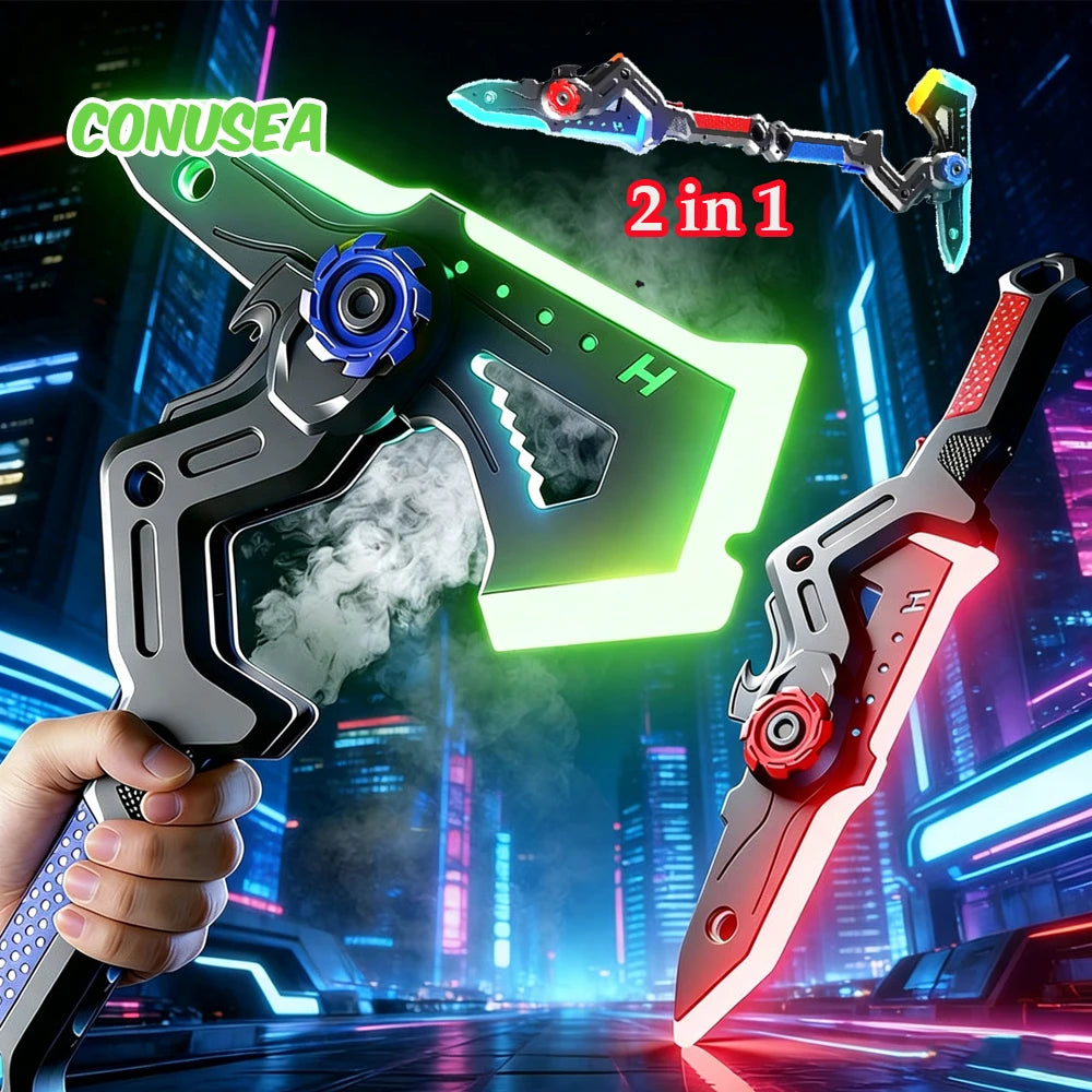 RGB LED Toy Axe – Light-Up Fantasy Battle Axe for Kids & Cosplay