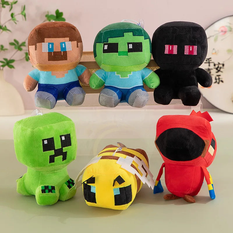 Minecraft Plush Character Collection – Soft Gaming Plush Toys 25 cm 🎮