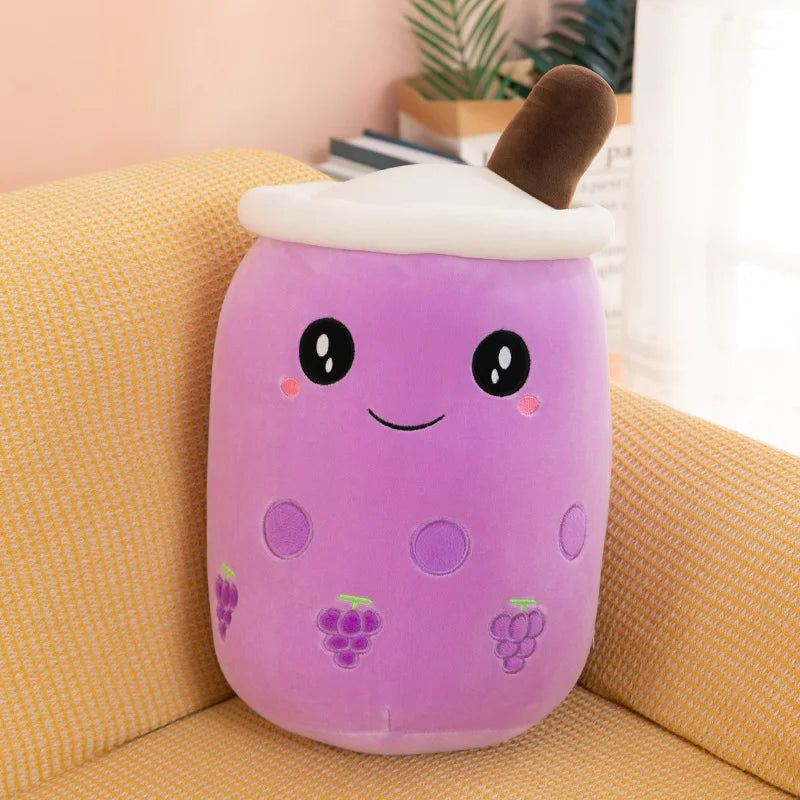 Giant Bubble Tea Plush Toy – Cute Boba Pillow