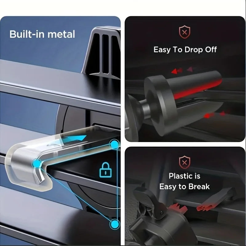 Universal Car Air Vent Phone Holder – 360° Adjustable Smartphone Mount
