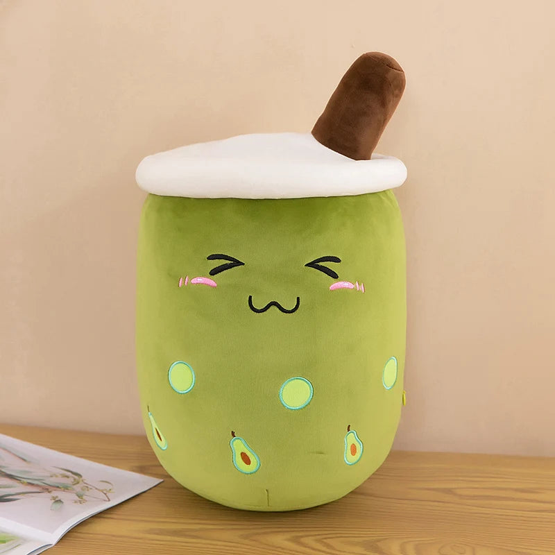 Giant Bubble Tea Plush Toy – Cute Boba Pillow