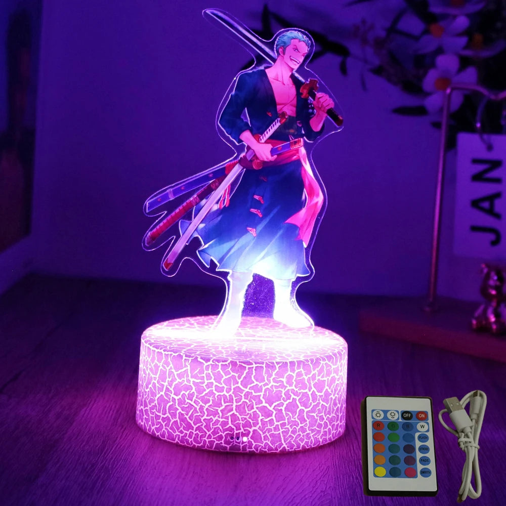 One Piece 3D LED Anime Night Light