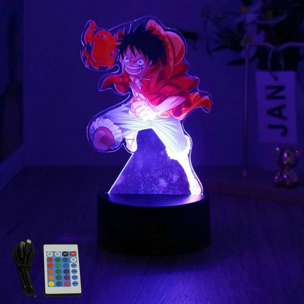 One Piece 3D LED Anime Night Light