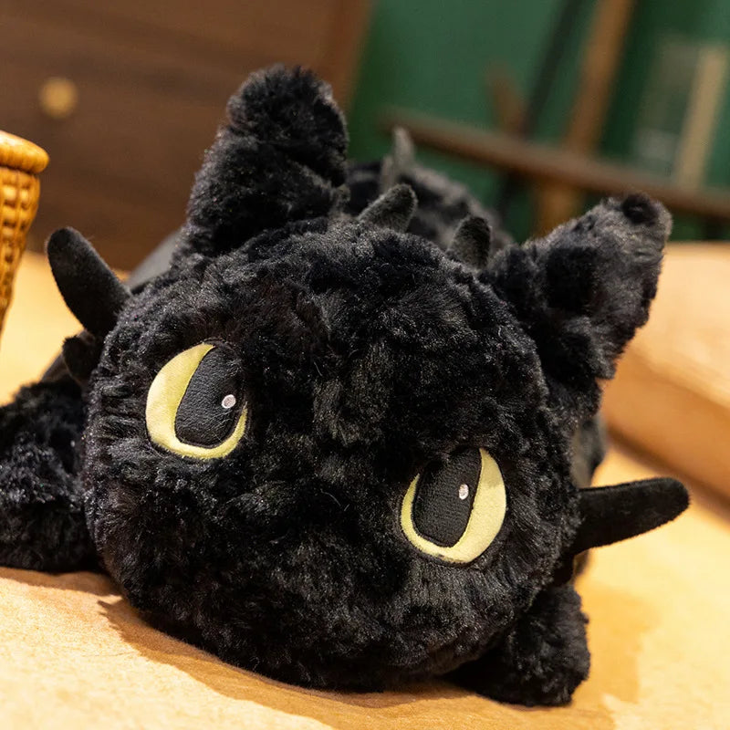 Dragon Plush Toy – Cute Toothless Inspired Soft Dragon Pillow