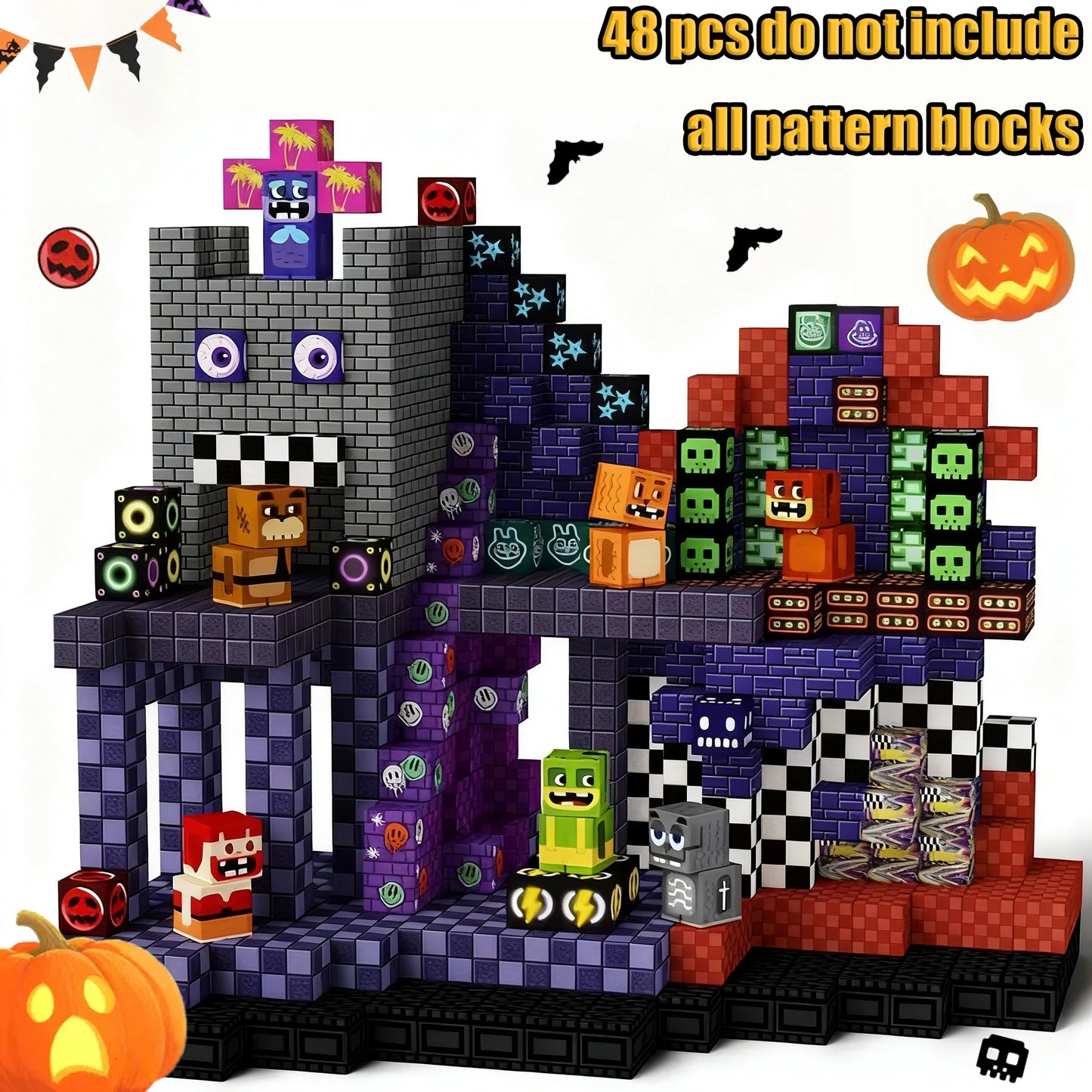 Minecraft Creative World Magnetic Building Blocks Set
