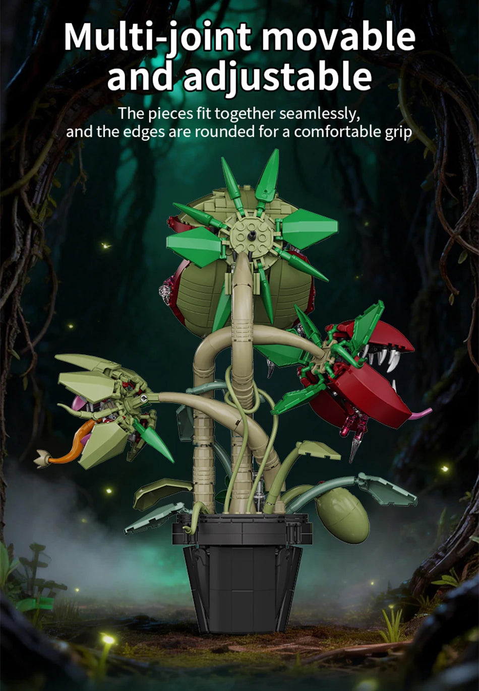 Carnivorous Plant Building Block Set – Horror Monster Display Model