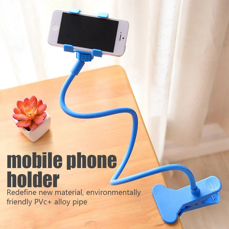 Flexible Gooseneck Phone Holder – Adjustable Desk & Bed Mount