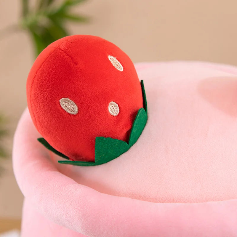 Giant Bubble Tea Plush Toy – Cute Boba Pillow