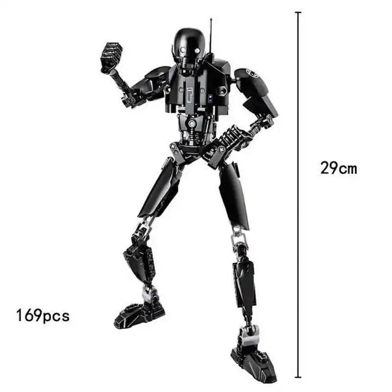 Galaxy Dark Warrior Building Block Figure – Collectible Brick Model