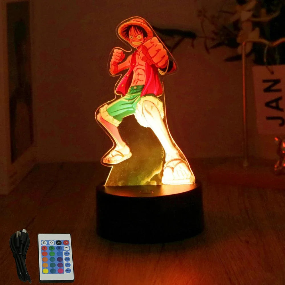One Piece 3D LED Anime Night Light