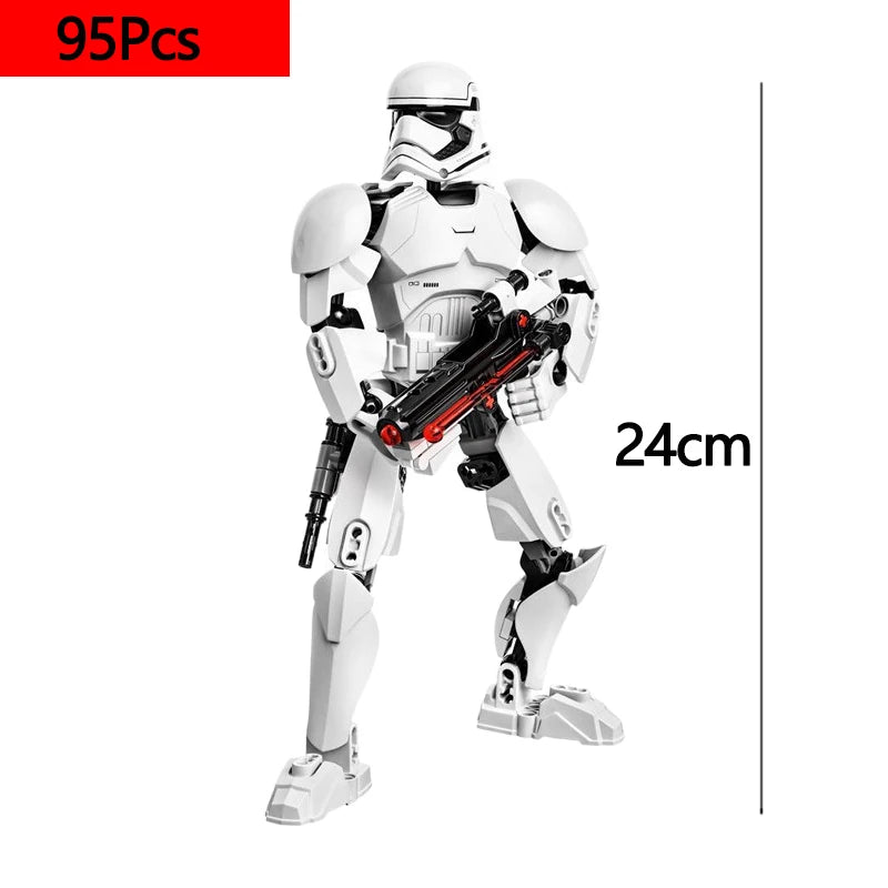 Galaxy Dark Warrior Building Block Figure – Collectible Brick Model