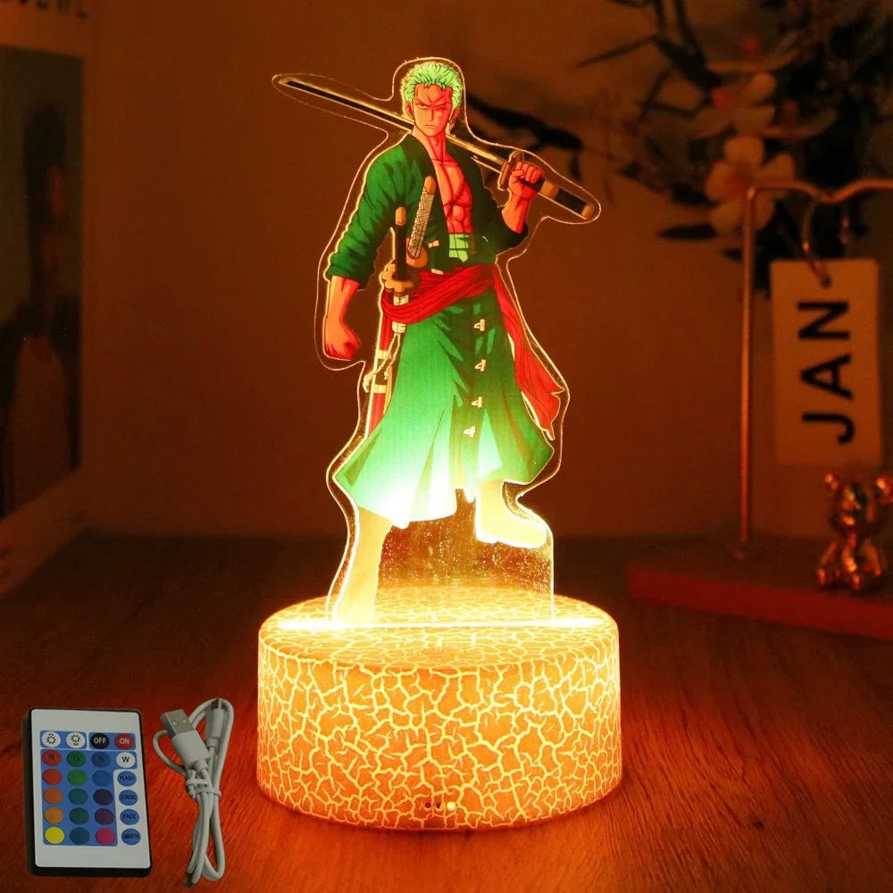 One Piece 3D LED Anime Night Light