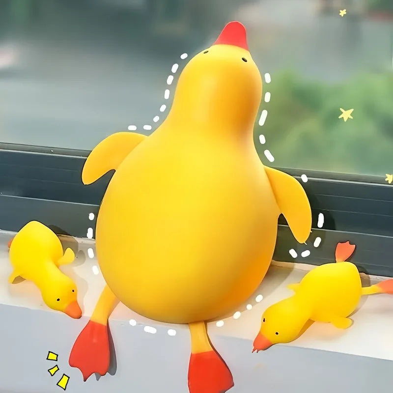 Cute Squeeze Duck Plush – Soft Stress Relief Sensory Toy |