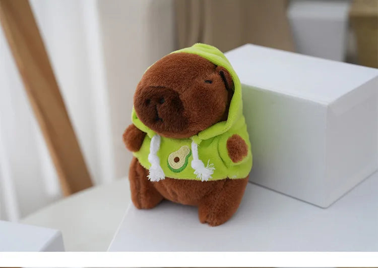 Cute Capybara Plush Keychain