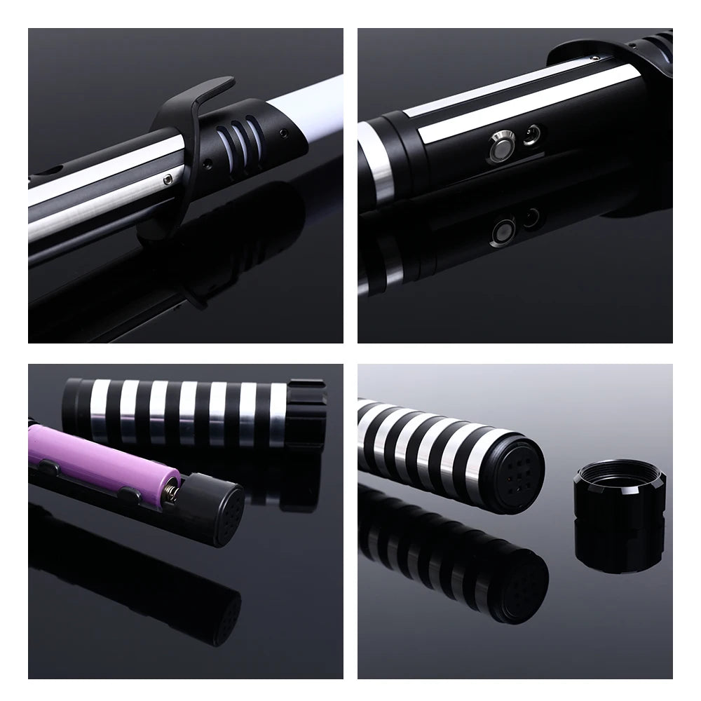 RGB Lightsaber Toy – Rechargeable Metal Hilt Light Sword