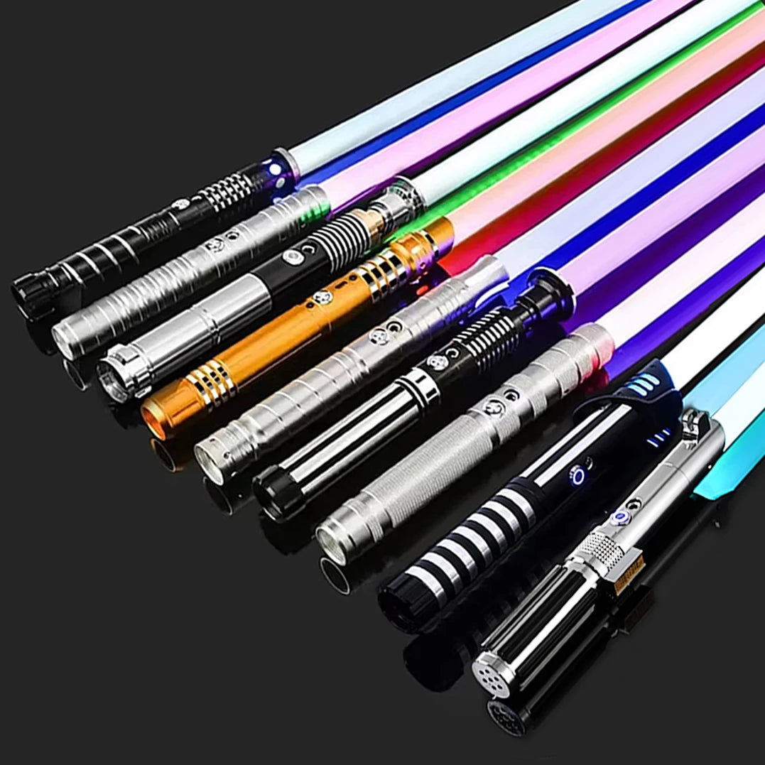 RGB Lightsaber Toy – Rechargeable Metal Hilt Light Sword