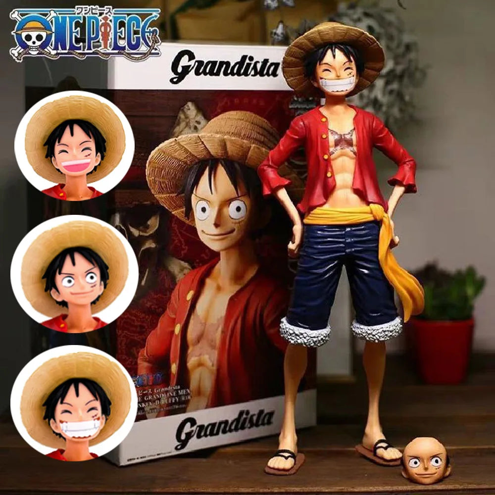 Monkey D. Luffy Grandista Collectible Figure – Anime Display Statue