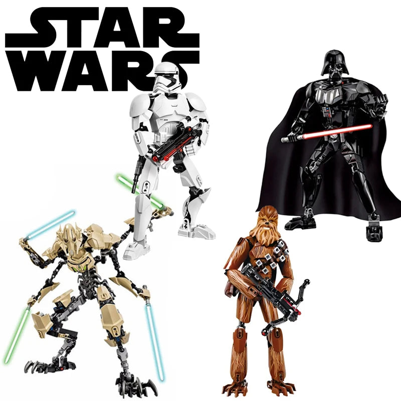 Galaxy Dark Warrior Building Block Figure – Collectible Brick Model