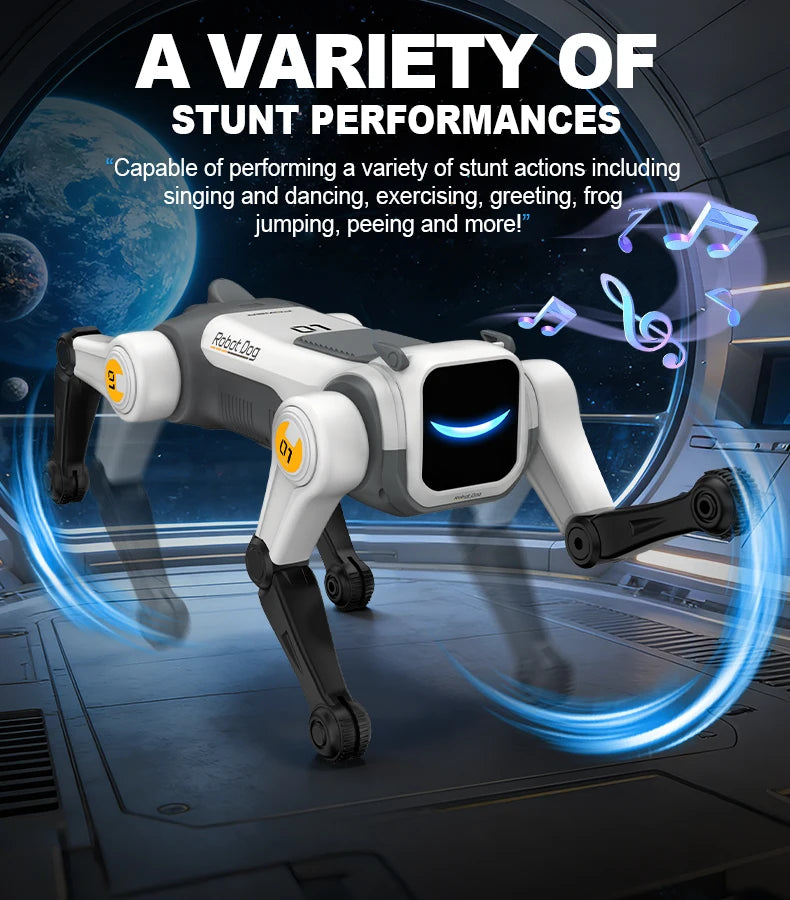 Smart Robot Dog – Interactive RC Walking Robot with Music & Lights