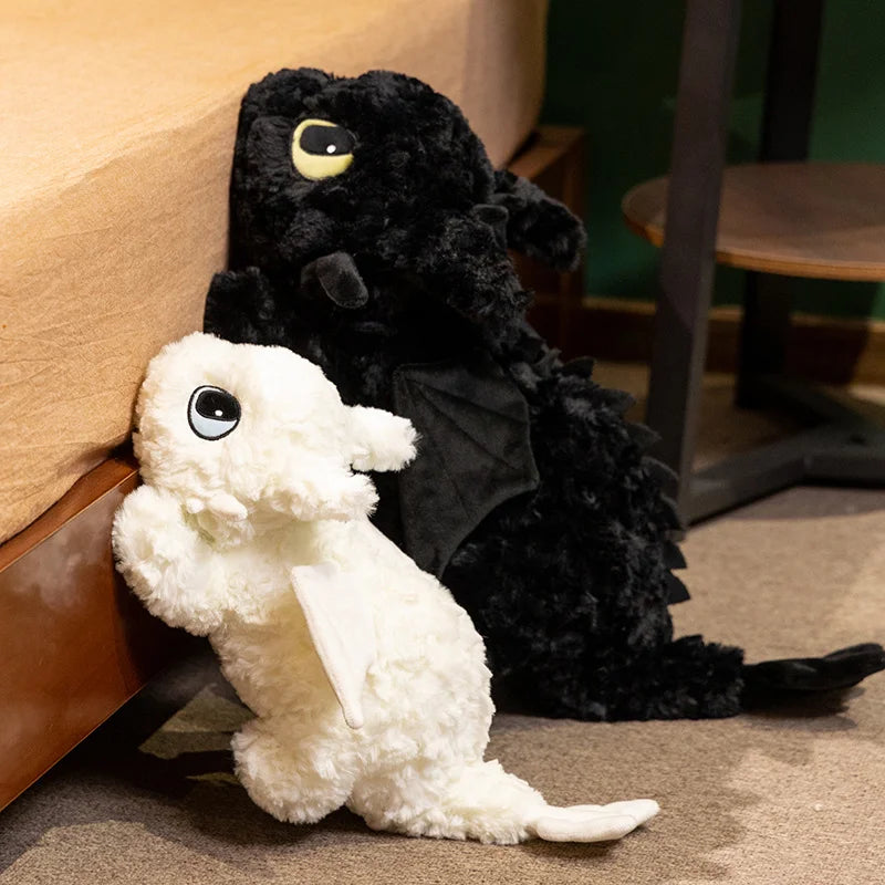 Dragon Plush Toy – Cute Toothless Inspired Soft Dragon Pillow