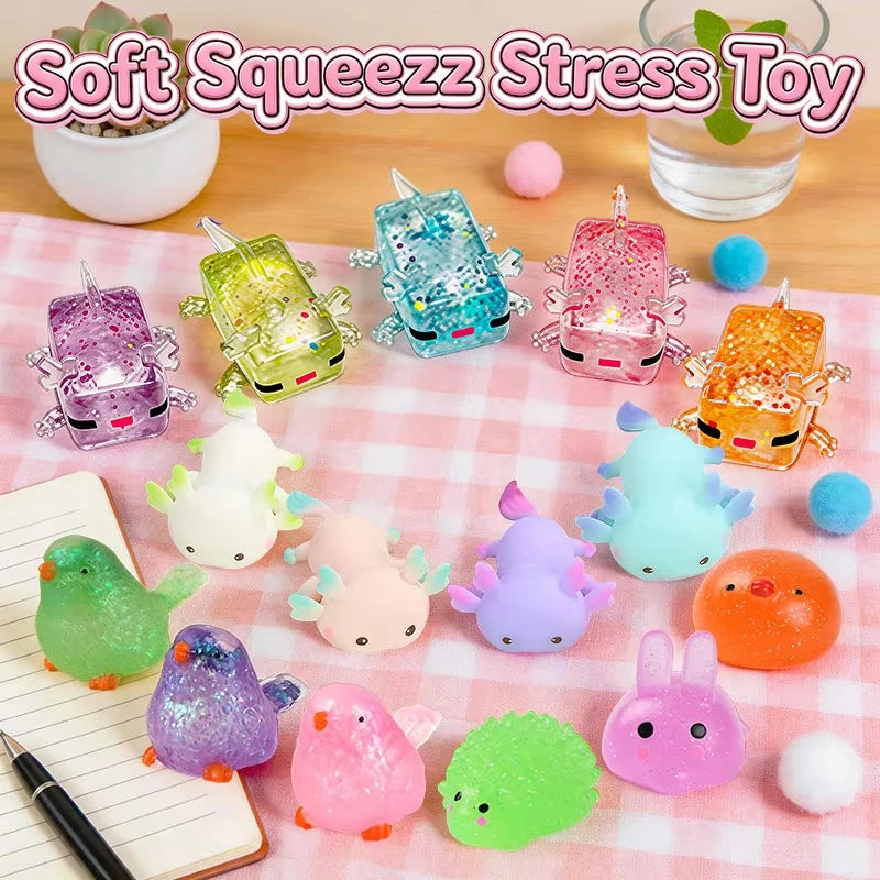 Glow Animal Squishy Toy – Cute Sensory Stress Relief Fidget