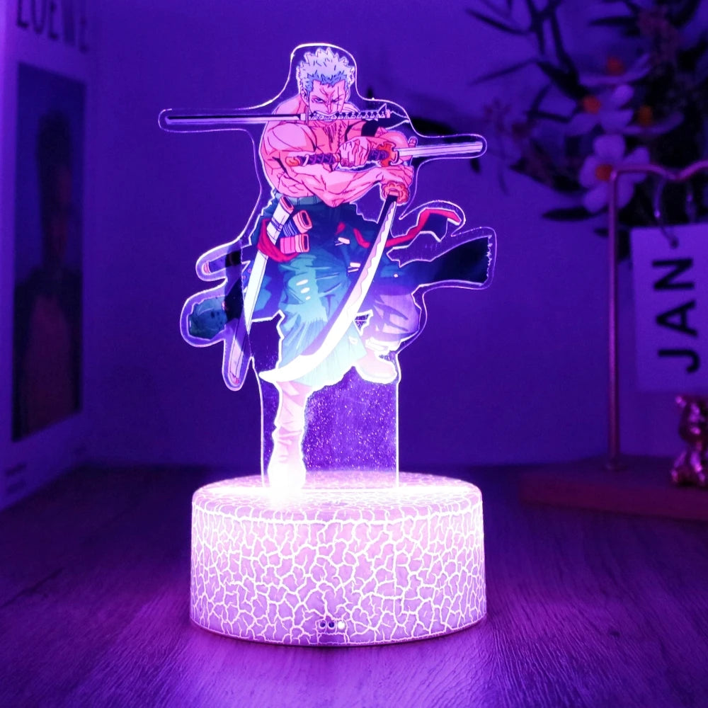 One Piece 3D LED Anime Night Light