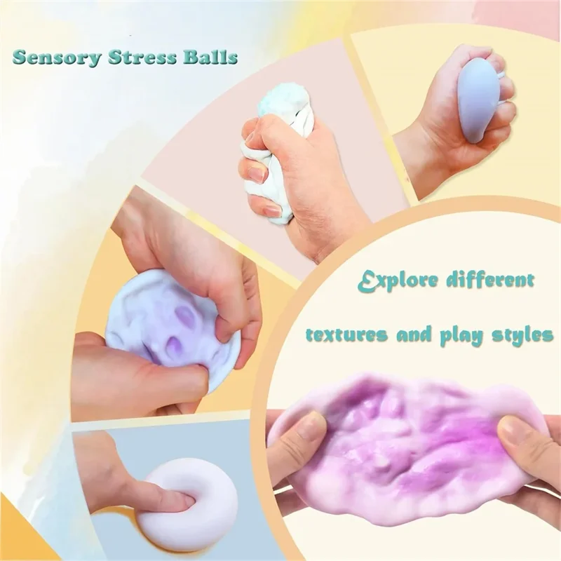Vacuum Squishy Stress Ball – Soft Sensory Squeeze Fidget Toy