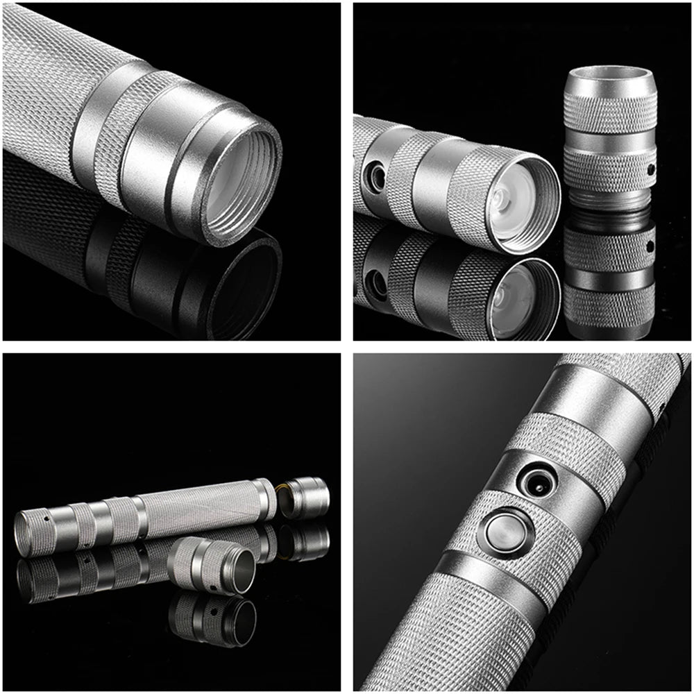 RGB Lightsaber Toy – Rechargeable Metal Hilt Light Sword