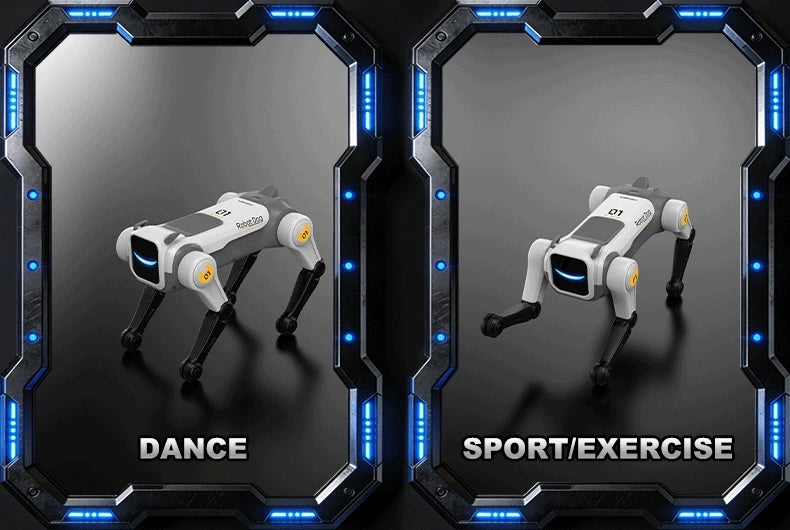 Smart Robot Dog – Interactive RC Walking Robot with Music & Lights