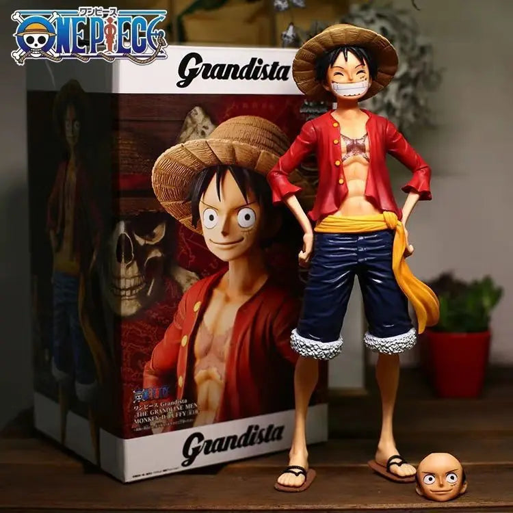 Monkey D. Luffy Grandista Collectible Figure – Anime Display Statue