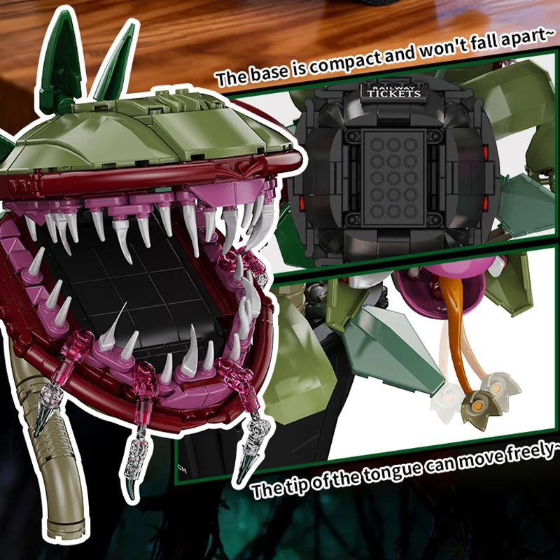Carnivorous Plant Building Block Set – Horror Monster Display Model