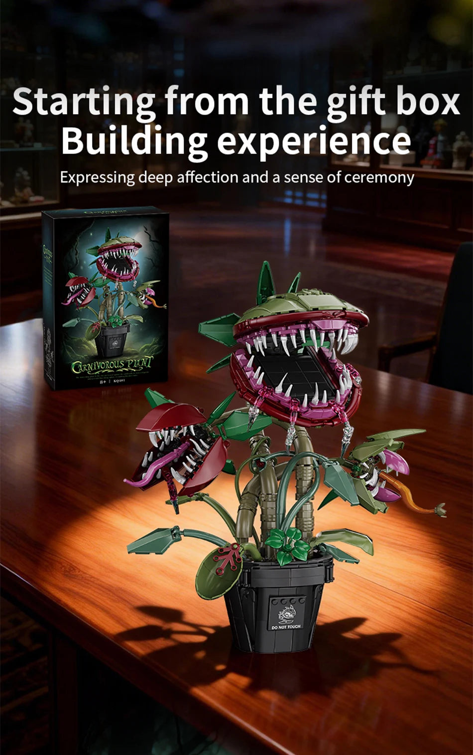 Carnivorous Plant Building Block Set – Horror Monster Display Model