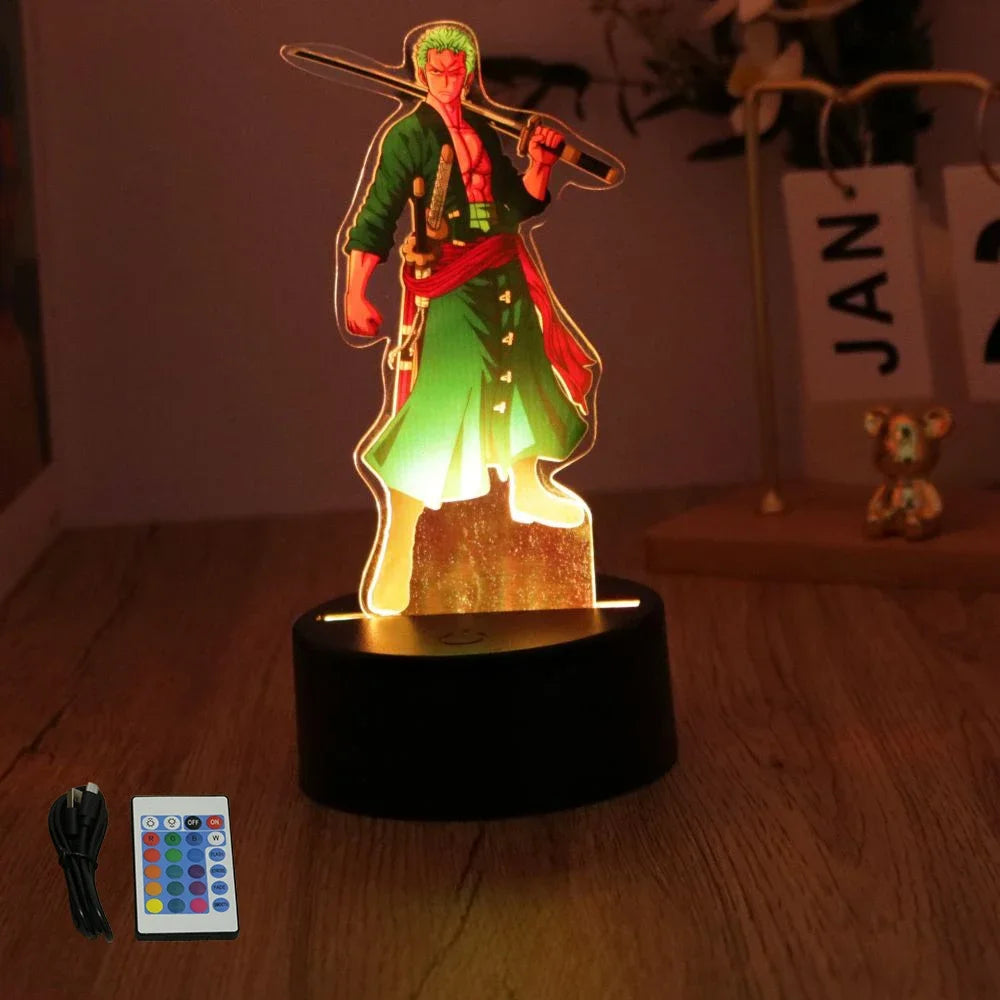 One Piece 3D LED Anime Night Light