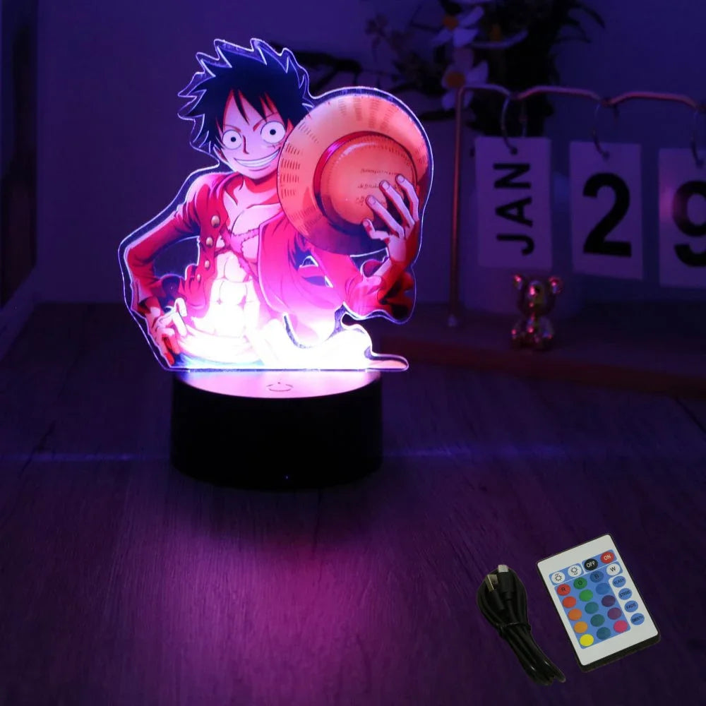One Piece 3D LED Anime Night Light