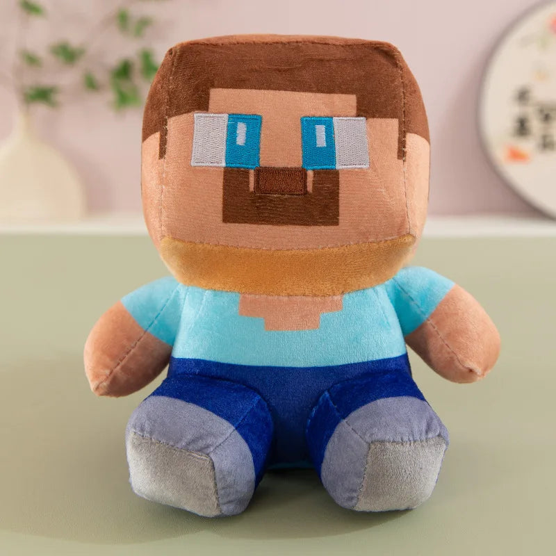 Minecraft Plush Character Collection – Soft Gaming Plush Toys 25 cm 🎮
