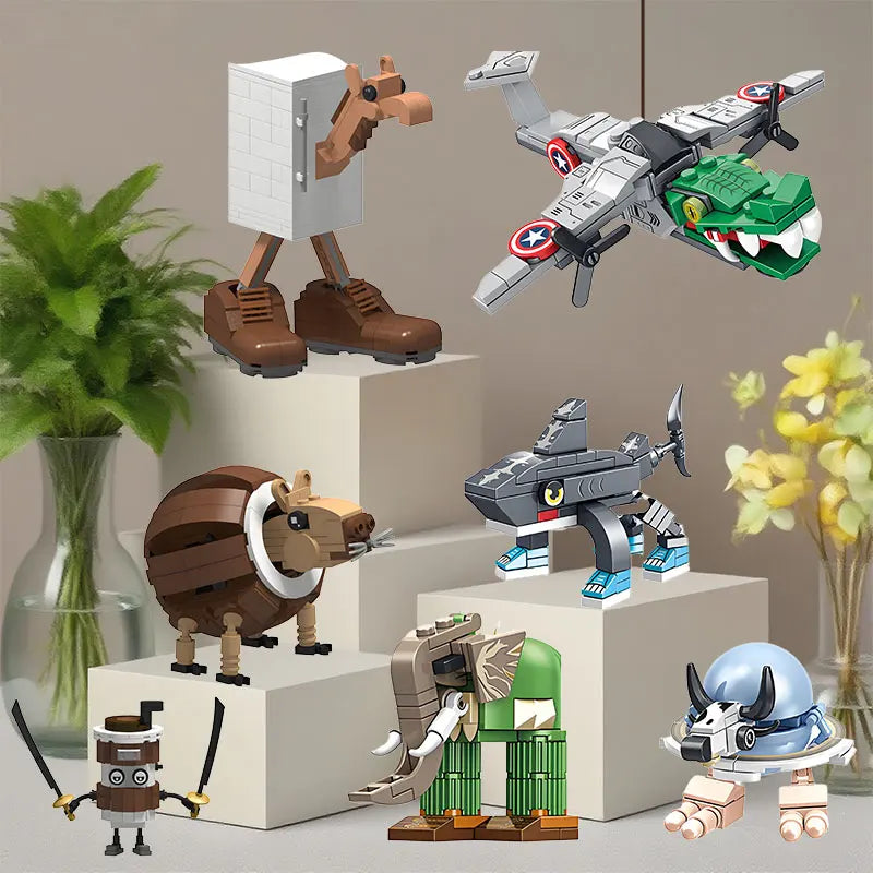Italian Brainrot Building Blocks – Collectible Character Figures  Перевод