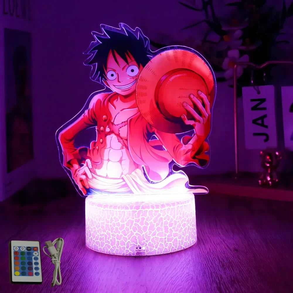 One Piece 3D LED Anime Night Light