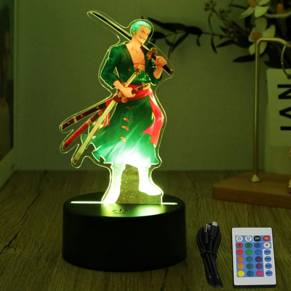 One Piece 3D LED Anime Night Light