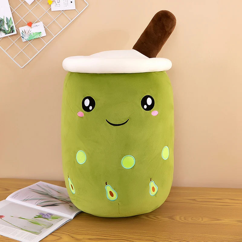 Giant Bubble Tea Plush Toy – Cute Boba Pillow