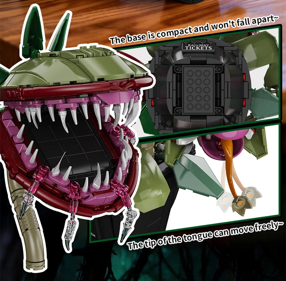 Carnivorous Plant Building Block Set – Horror Monster Display Model