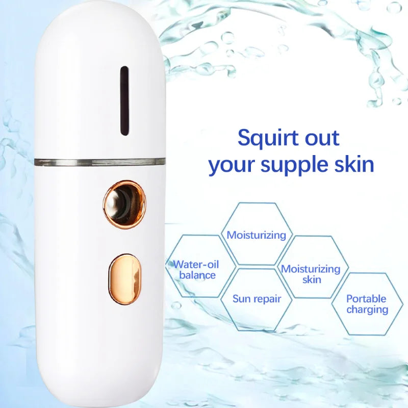 ORFAOM USB Facial Steamer for Deep Skin Hydration & Home Spa Care