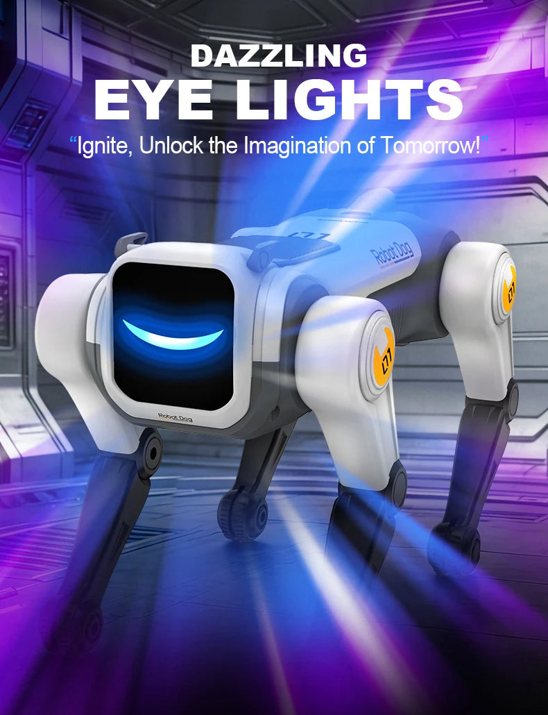 Smart Robot Dog – Interactive RC Walking Robot with Music & Lights