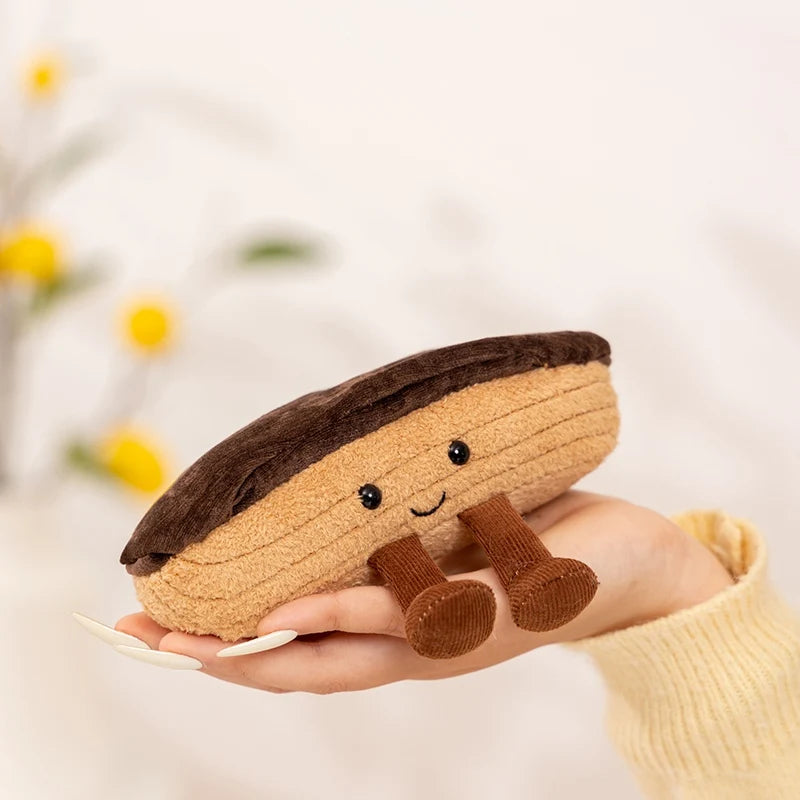 Cute Kawaii Dessert Plush Toy – Soft Cake & Toast Stuffed Pillow