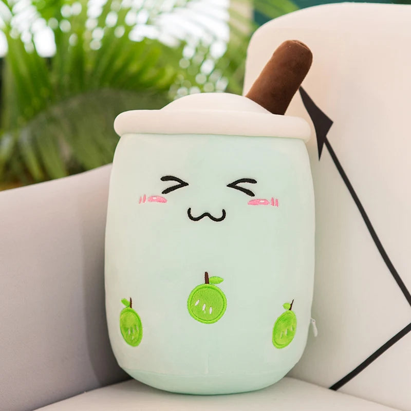 Giant Bubble Tea Plush Toy – Cute Boba Pillow