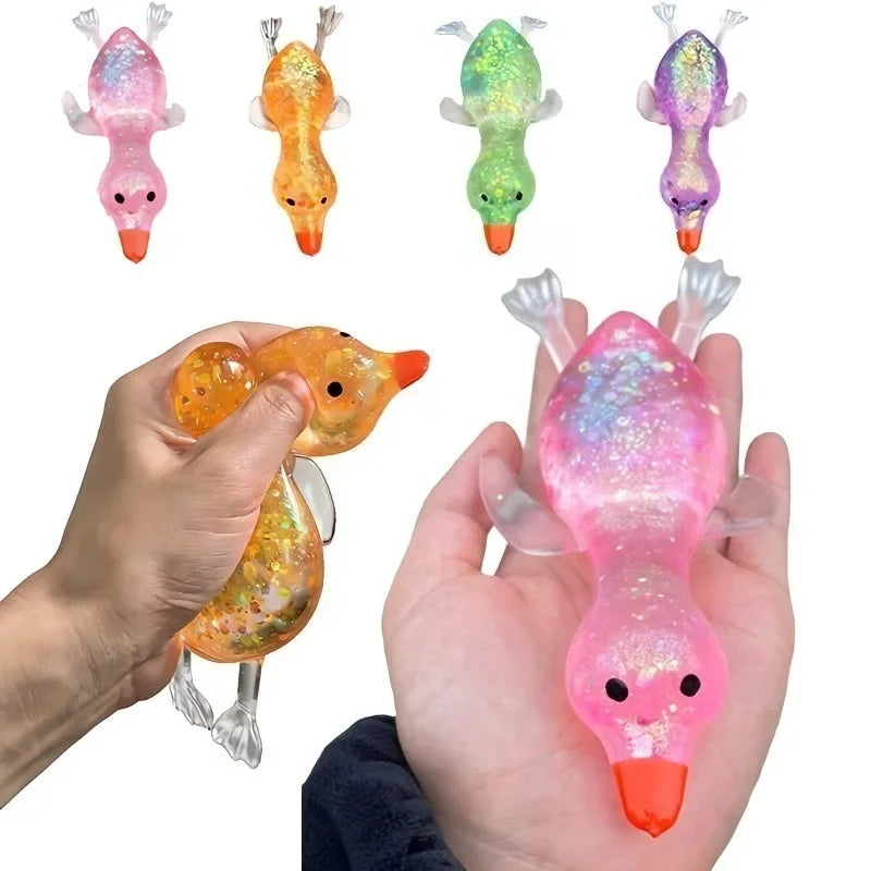 Cute Squeeze Duck Plush – Soft Stress Relief Sensory Toy |